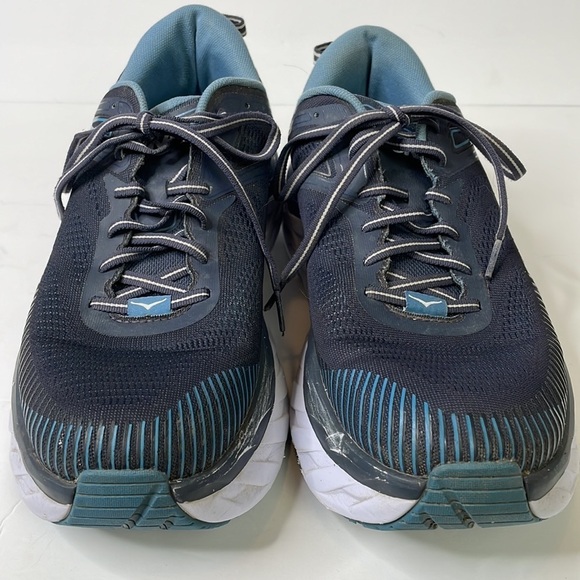 Hoka one one M Bondi 7 ombré blue provincial Mens size 11.5 - Picture 2 of 13